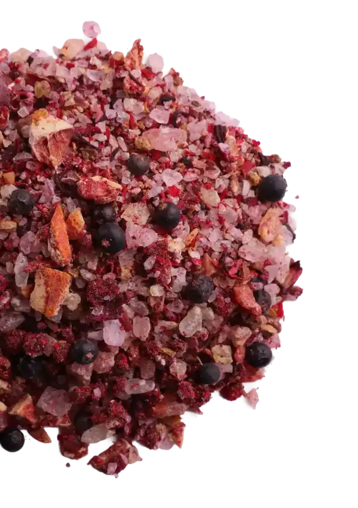 Pomegranate crystal tea